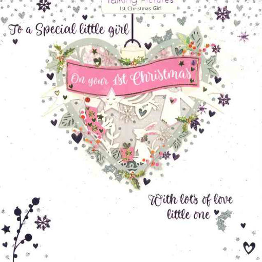 Picture of SPECIAL LITTLE GIRL 1ST CHRISTMAS CARD